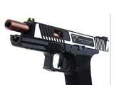 EMG TTI G34 Series Custom Combat Master Slide with OMEGA Frame pistol Gas - Silver