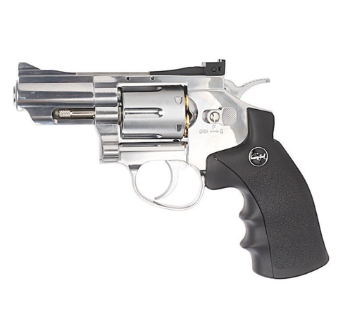 (PRE-ORDER ETA JUNE) WG CO2 Full Metal Airsoft Magnum Gas Revolver 2.5" - Silver
