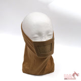 Mesh Face Mask Half - Tan
