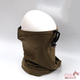Mesh Face Mask Half Extended - OD Green