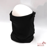 Mesh Face Mask Half Extended - Black