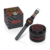 G SHOCK DIGITAL POWELL PERALTA X KELVIN S/W, ALARM, 200M WR, BLACK W/ RED FACE, RESIN BAND