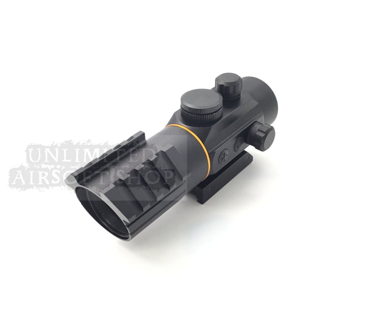 Airsoft red dot sight Scope with two rail Black Unlimited Airsoft Shop