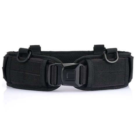Tactical Molle Belt Quick Release Buckle - Black - M/XL