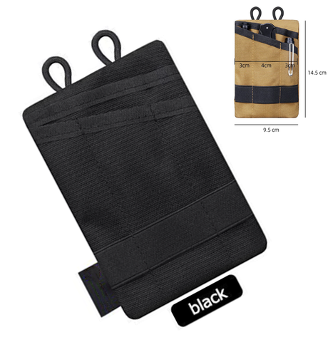 EDC Pouch Multifunction Tool Bag Storage Bag - Black