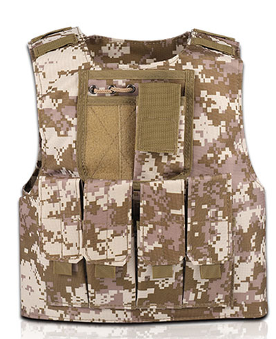 AIRSOFT Military Tactical Vest - Digi Desert