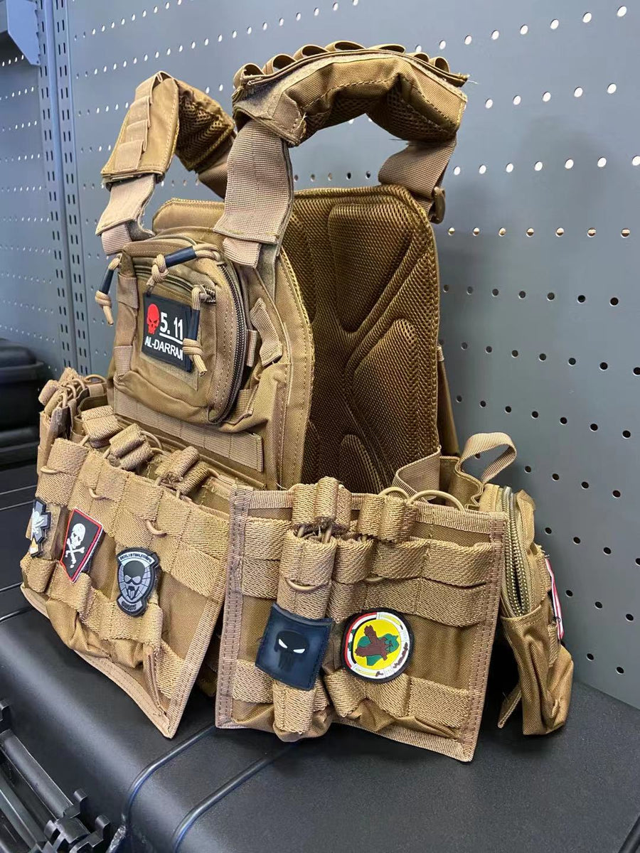 Military Style Tactical Vest Heavy Duty Plate Carrier Unlimited