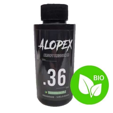 Alopex - Airsoft 6mm Biodegradable BB 0.36g - 500Pcs