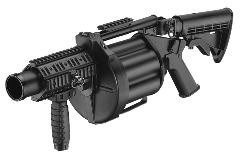 ICS - MGL Full Size Airsoft Revolver Grenade Launcher