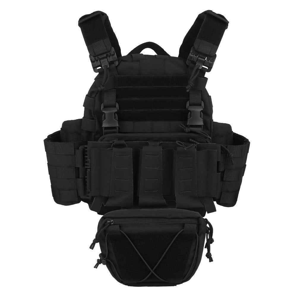Vest Quick Release Plate Carrier Adjustable MOLLE Vest w/ Dump Sub