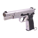 WE Browning Hi-Power MK3 Silver, Gas Pistol