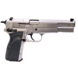 WE Browning Hi-Power MK3 Silver, Gas Pistol 