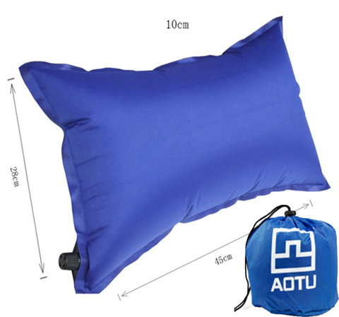 Compressible Camping Self-Inflating Air Pillow