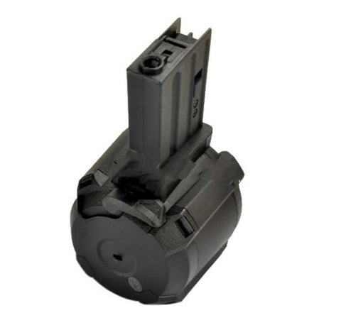 A&K - M4 Electric Drum Magazine for Tokyo Marui 1200 Rounds - Black