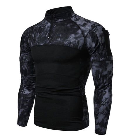 Tactical T Shirt Long Sleeve Breathable Tights- Typhone