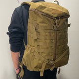 Tri Zip Tactical Molle Backpack-TAN