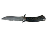 Damascus pattern Hunting Knife (RUSTY)