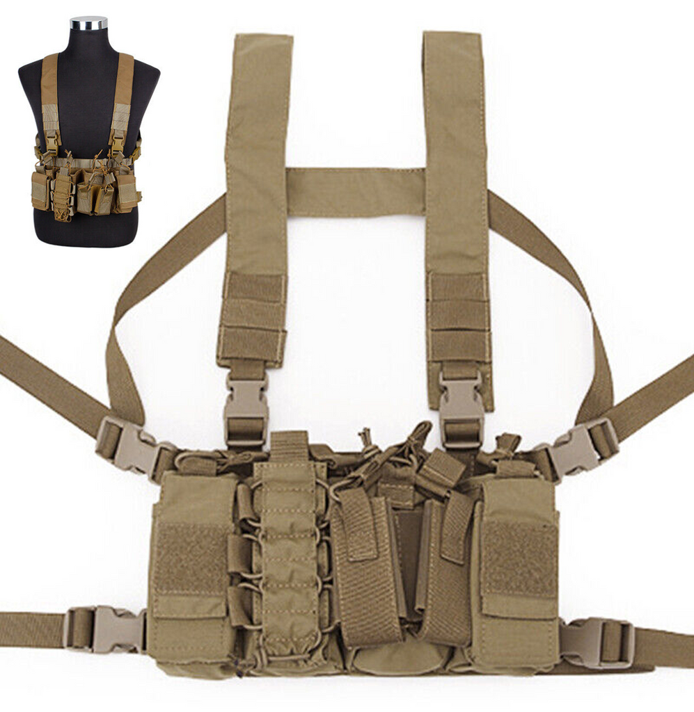 Velcro Micro Chest Rig Micro Chest Rig - Tan – Unlimited Airsoft Shop