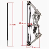 Mini 7.4 Inch Compound Bow and Arrow Set