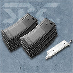 SRC M4 Magazine set (Low-Cap) 70 Rounds with BB Loader