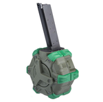 WE Drum Magazine for 1911 GBB Pistol - OD Green