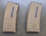 Used condition Tan ICS high capacity magazine x2