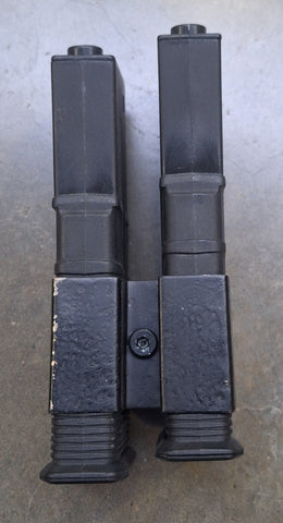 Used condition Black ICS High capacity magazines with clamp