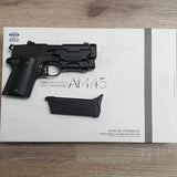 Preloved TOKYO MARUI VORPAL BUNNY AM.45 VERSION CRMMO GBB PISTOL (GUN GALE ONLINE) Black