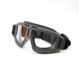 Tactical Airsoft Windproof Anti Fog Goggles- Black