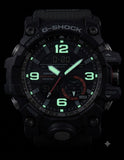 CASIO G SHOCK MUDMASTER TWIN SENSOR MUD RESIST, 200M W/R, THERMO, RESIN STRAP, BLACK