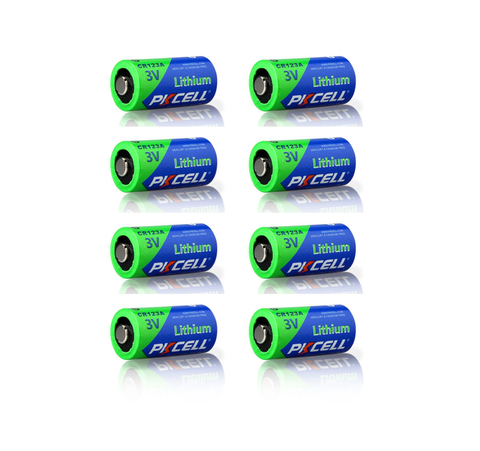 8Pcs PK Cell CR123A Battery