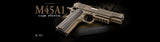 Tokyo Marui M45A1 CQB Gas Blowback Pistol