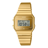 Casio A700WEVG-9A Slim Vintage Digital Watch, Gold Tone