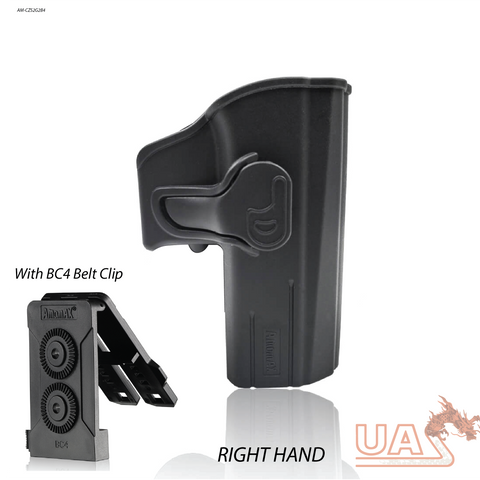 Amomax Holster for Shadow 2  with  Molle & Belt Clip - Black