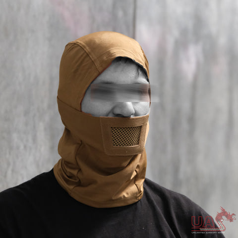 Mesh Face Mask Full - Tan
