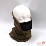 Mesh Face Mask Half Extended - OD Green