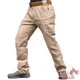 TACTICAL MEN CARGO water resistant PANTS Durable Anti-cut - Tan