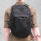 Tactical 7 Pocket MOLLE Backpack - Black