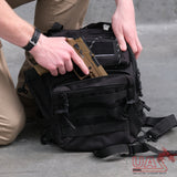 20L 3 Pocket Tactical Bag - Black