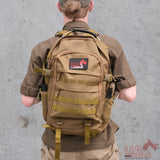 20L 2 Pocket Tactical Backpack - Tan
