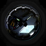 G SHOCK DUO FUTURE CARBON CORE, ALARM, S/W, 200M BLACK TRANSPARENT RESIN BAND