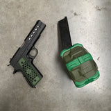WE Green Hex Cut with Green Drum Mag