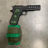 WE Green Hex Cut with Green Drum Mag