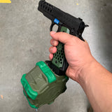 WE Green Hex Cut with Green Drum Mag