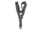 Single Point Rifle Bungee Strap Sling - Black