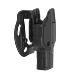 Omitac Glock 17 Retention Holster Level 2 With Quick Dual Release Belt Clip