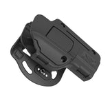 Omitac Glock 17 Retention Holster Level 2 With Quick Dual Release Belt Clip