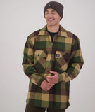 Swanndri Men's Ranger Wool Zip Front Bushshirt Checkamo