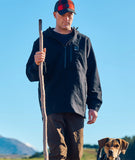Swanndri Men's Reidston Windproof Wool Anorak Black