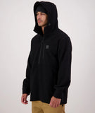 Swanndri Men's Reidston Windproof Wool Anorak Black